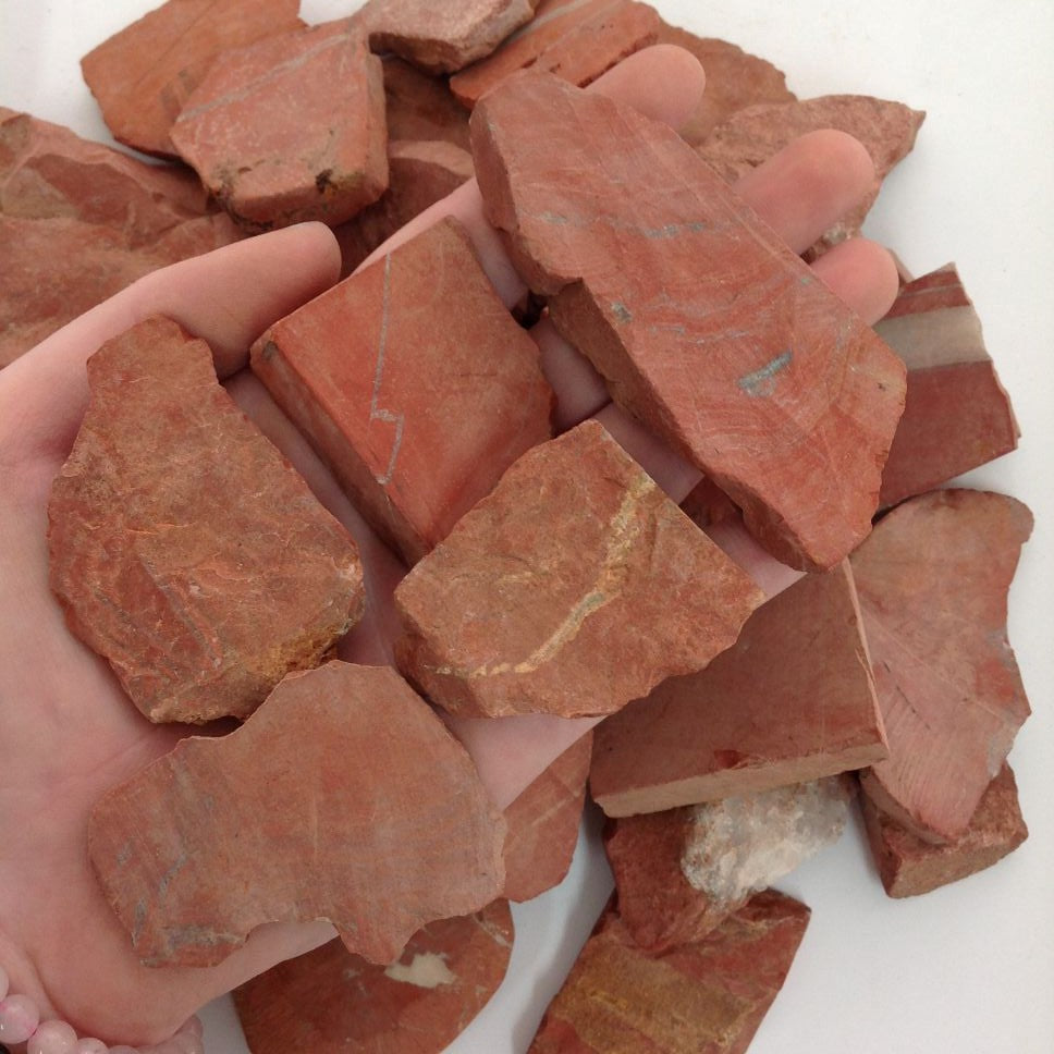 Rough - Slab - Red Jasper - 1 KG Rough - Slab - Red Jasper - 1 KG